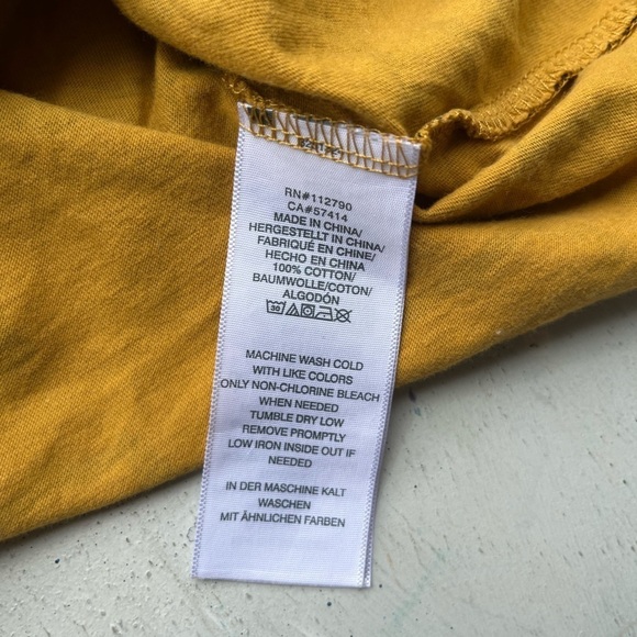 Women's True Religion T-Shirt Yellow All-Over Print M Buddha Y2K Logo Streetwear - Picture 7 of 12